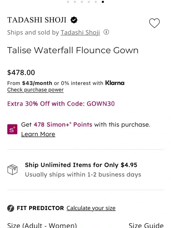 Tadashi crepe dress
Lavender
Worn once
Large - Picture 3 of 10